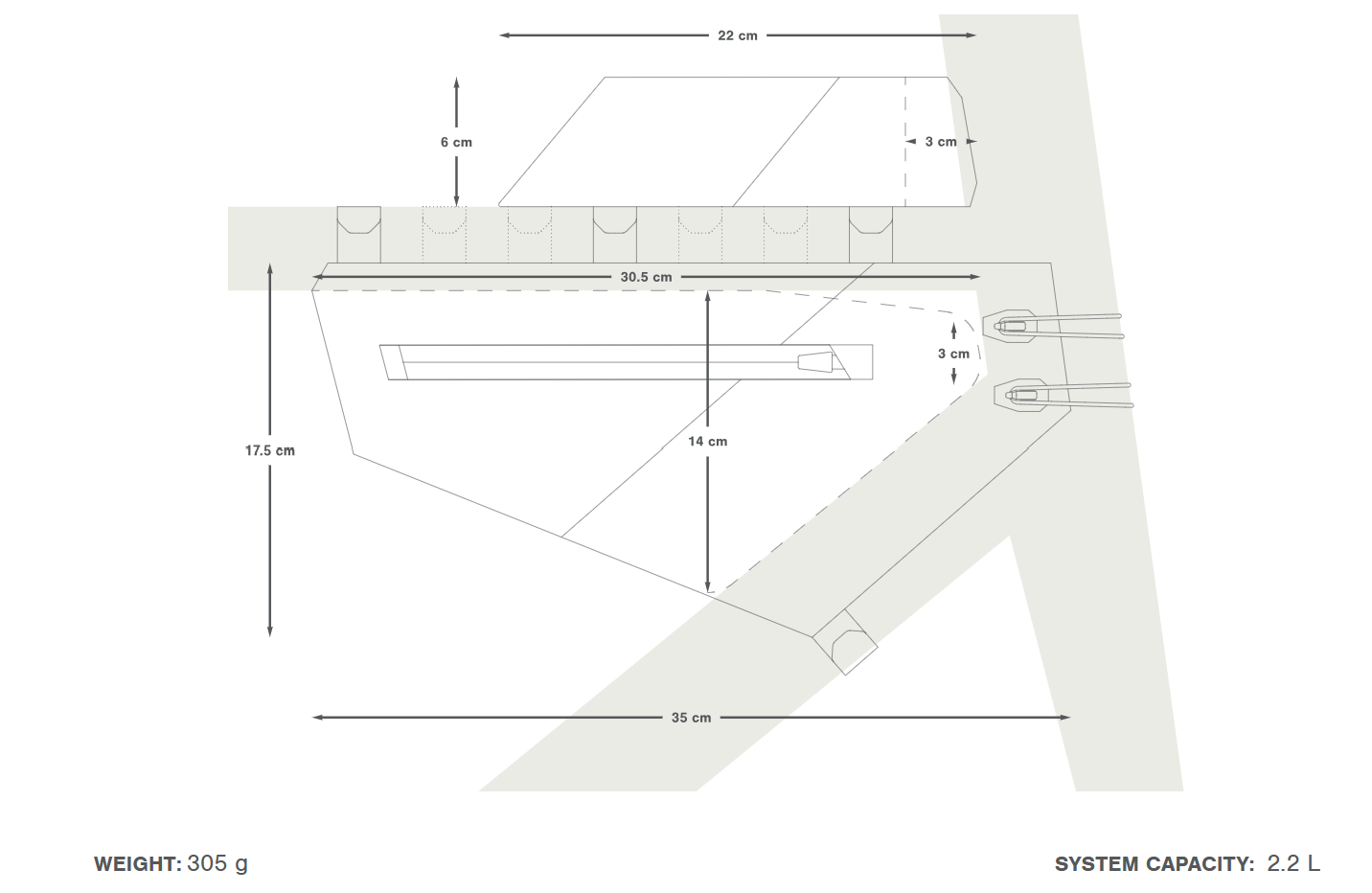 Apidura aero pack system