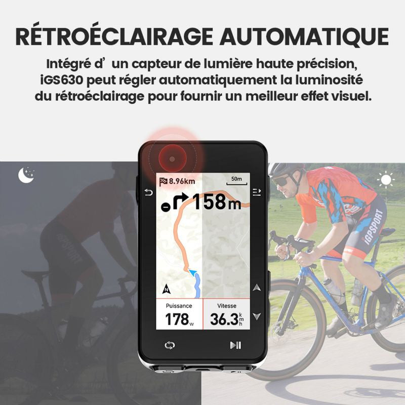 Compteur vélo IGPSPORT IGS 630