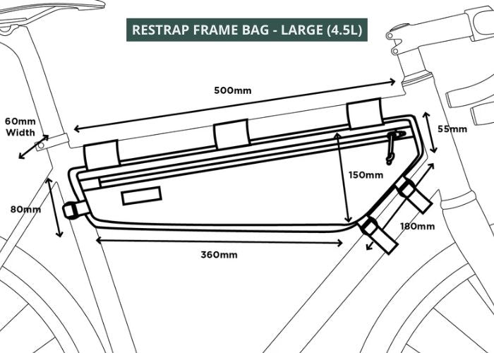 Restrap frame bag (2,5L à 4,5L)