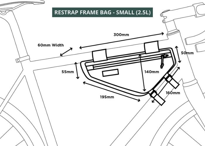 Restrap frame bag (2,5L à 4,5L)