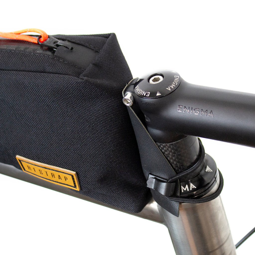 Restrap top tube bag