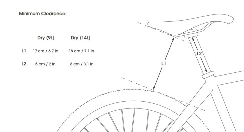 Sacoche de selle Apidura (9L)