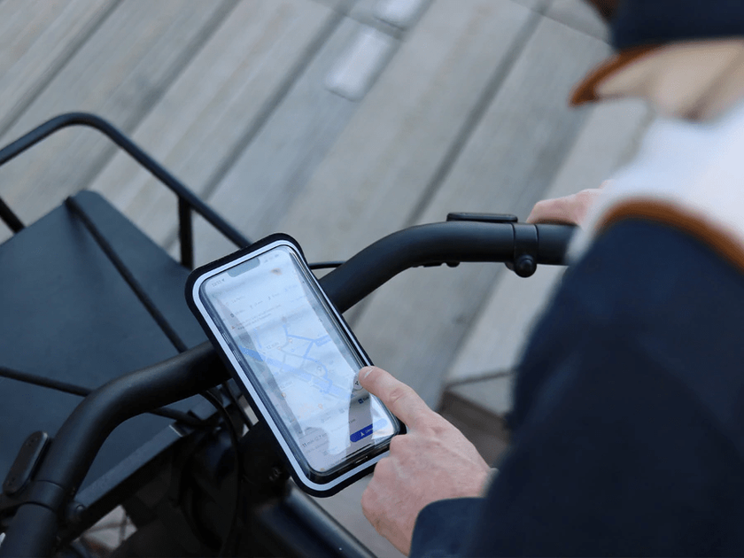 Support téléphone bikepacking
