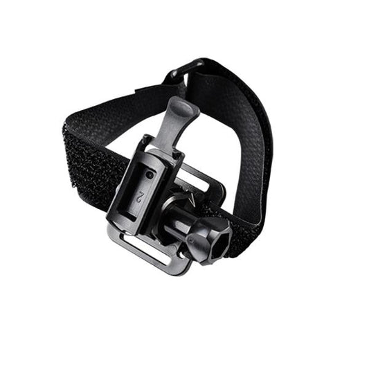 Support éclairage vélo bikepacking kheax fixation casque
