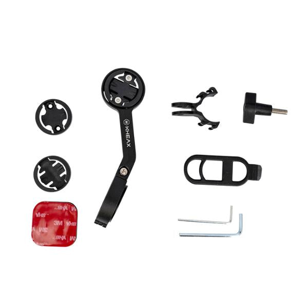 Support compteur smartphone / gps kheax fixation cintre tripod alu vélo bikepacking
