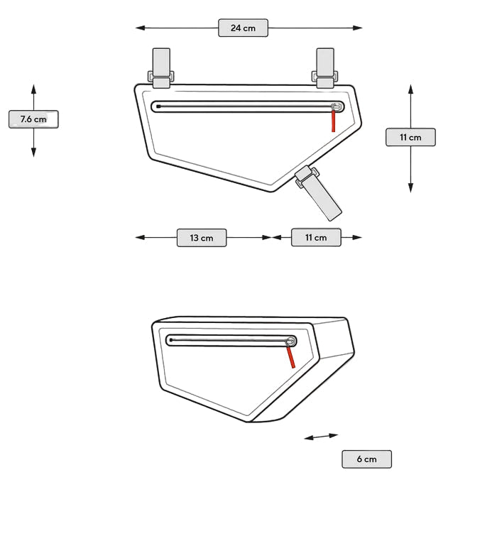 Cyclite sac de cadre slim / 02