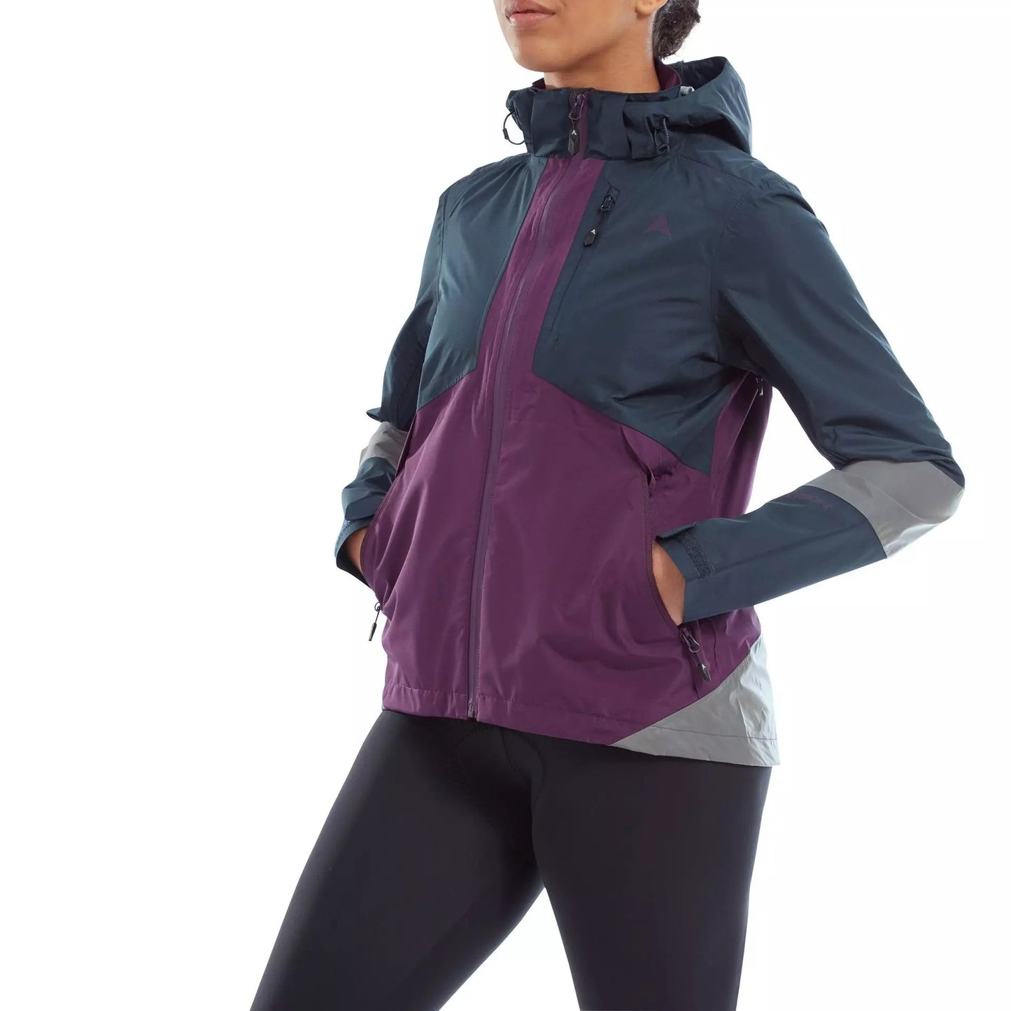 Veste imperméable bikepacking femme