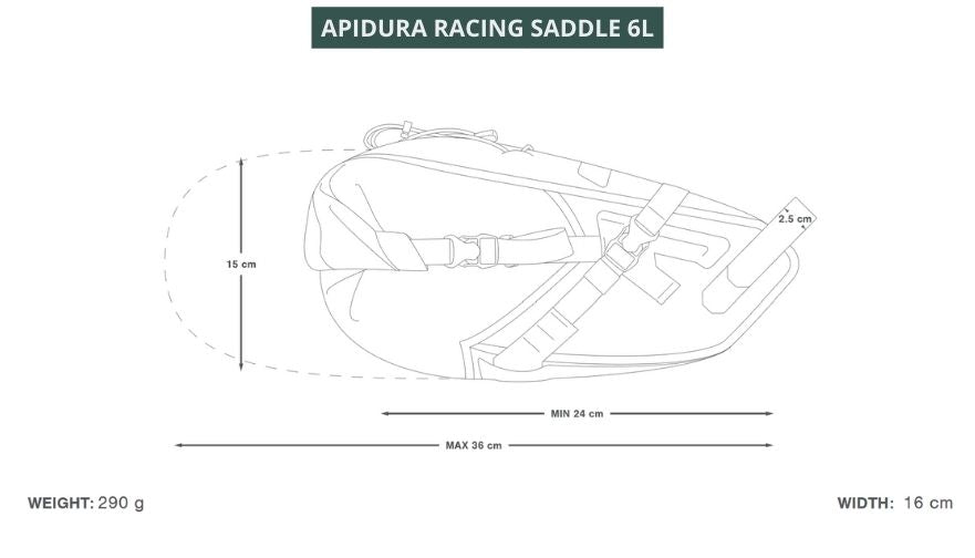 Apidura Backcountry Saddle Pack (4,5L à 6L)