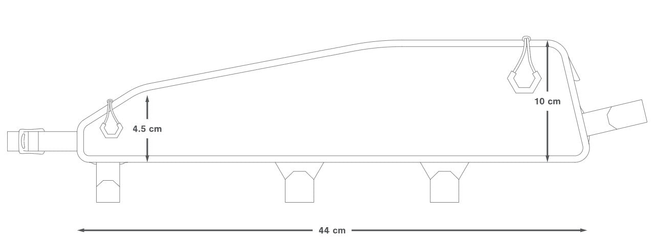 Apidura Racing Long Top Tube Pack (2L)