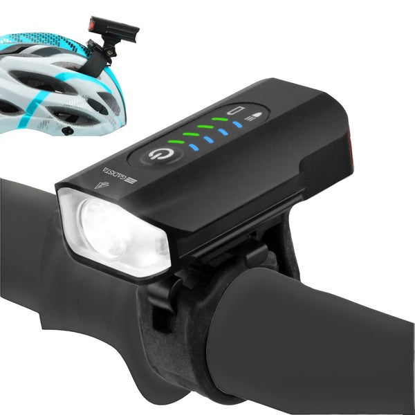 Lampe frontale casque vélo