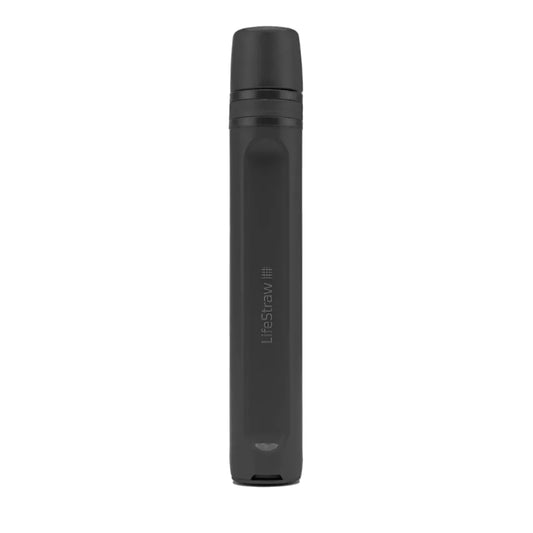 Paille filtrante sur bouteille Lifestraw