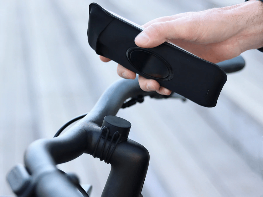 Support téléphone bikepacking : maintien extrême et étanchéité